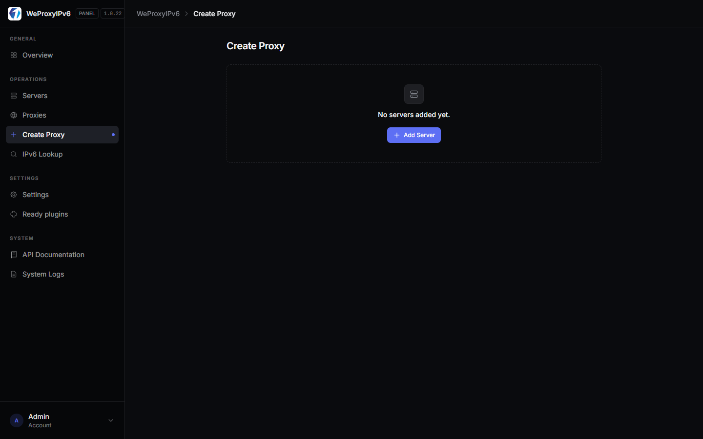 Create proxy
