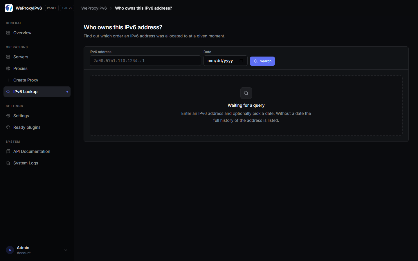IPv6 lookup