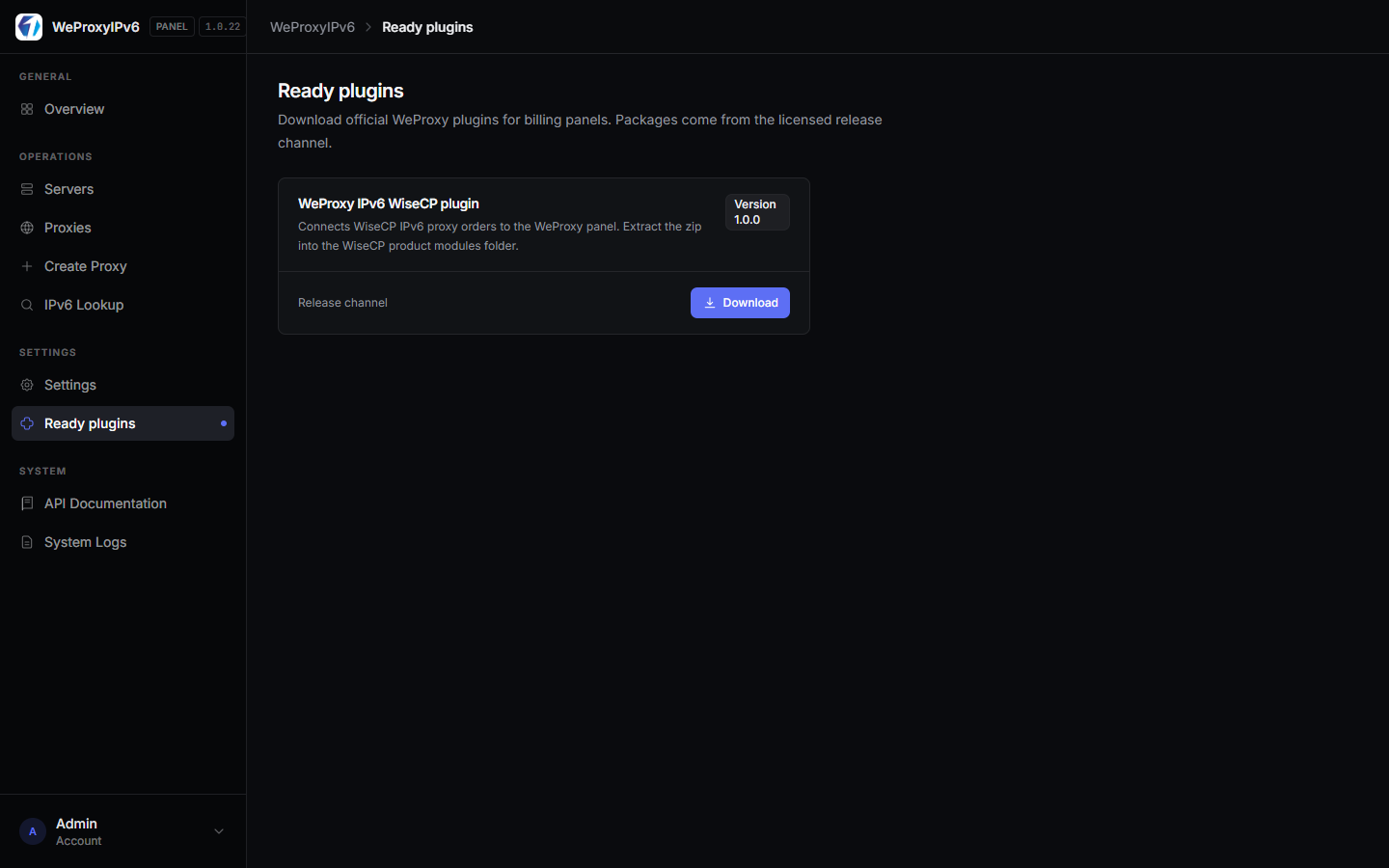 WiseCP plugin